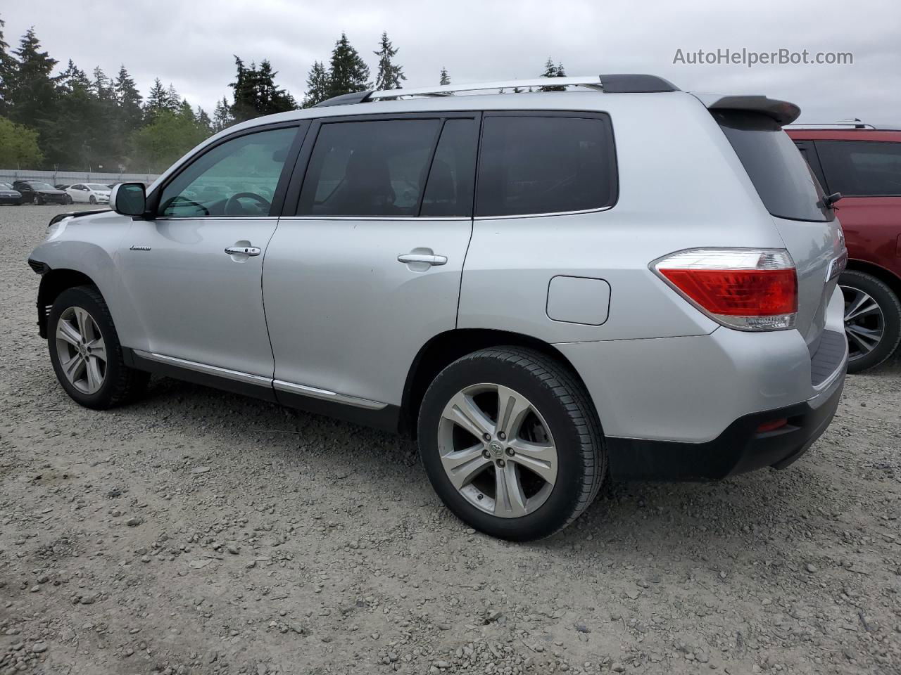 2011 Toyota Highlander Limited Silver vin: 5TDDK3EH3BS073360