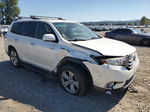 2011 Toyota Highlander Limited White vin: 5TDDK3EH4BS056048