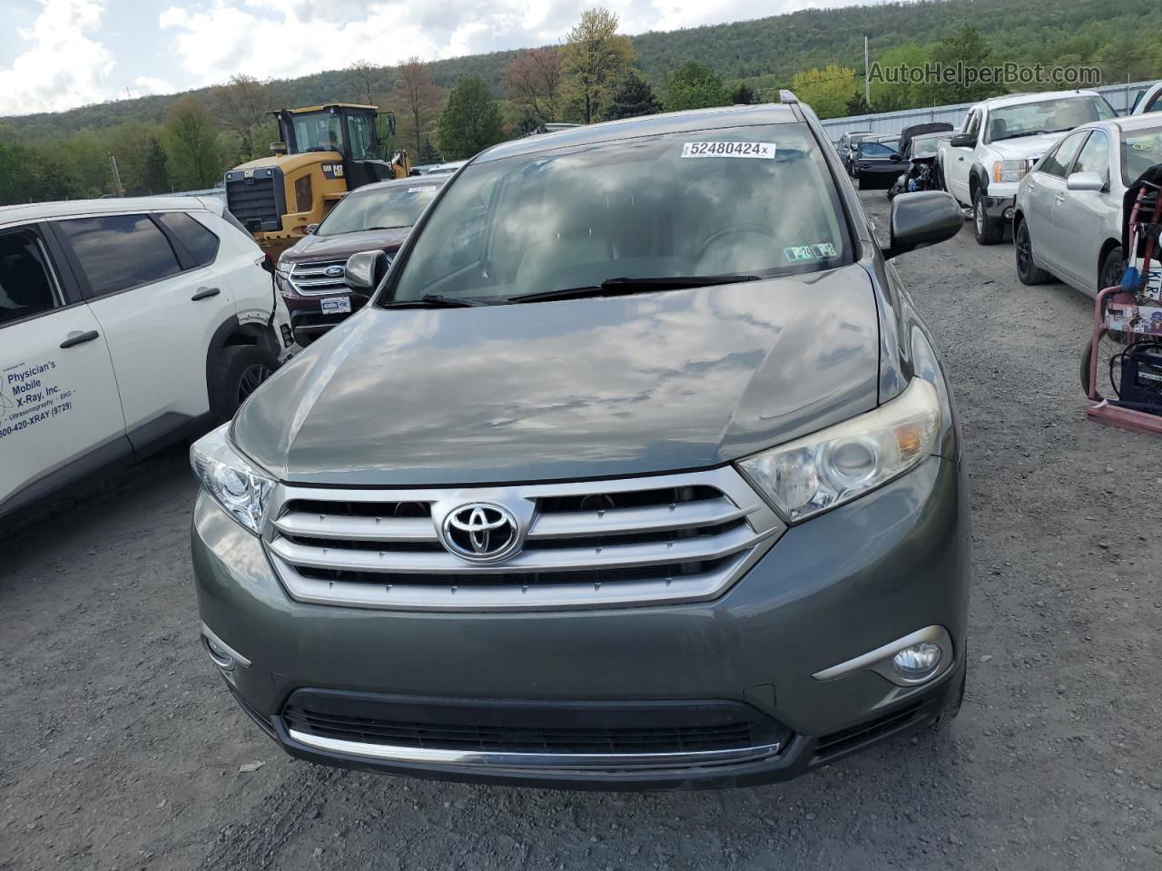 2011 Toyota Highlander Limited Gray vin: 5TDDK3EH6BS083395