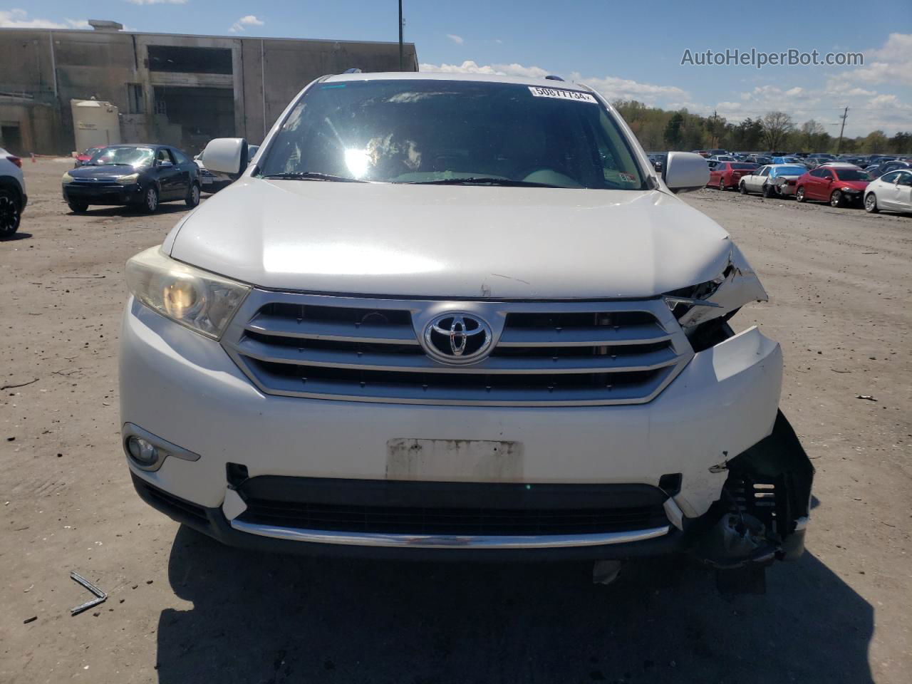 2011 Toyota Highlander Limited Белый vin: 5TDDK3EH6BS087463