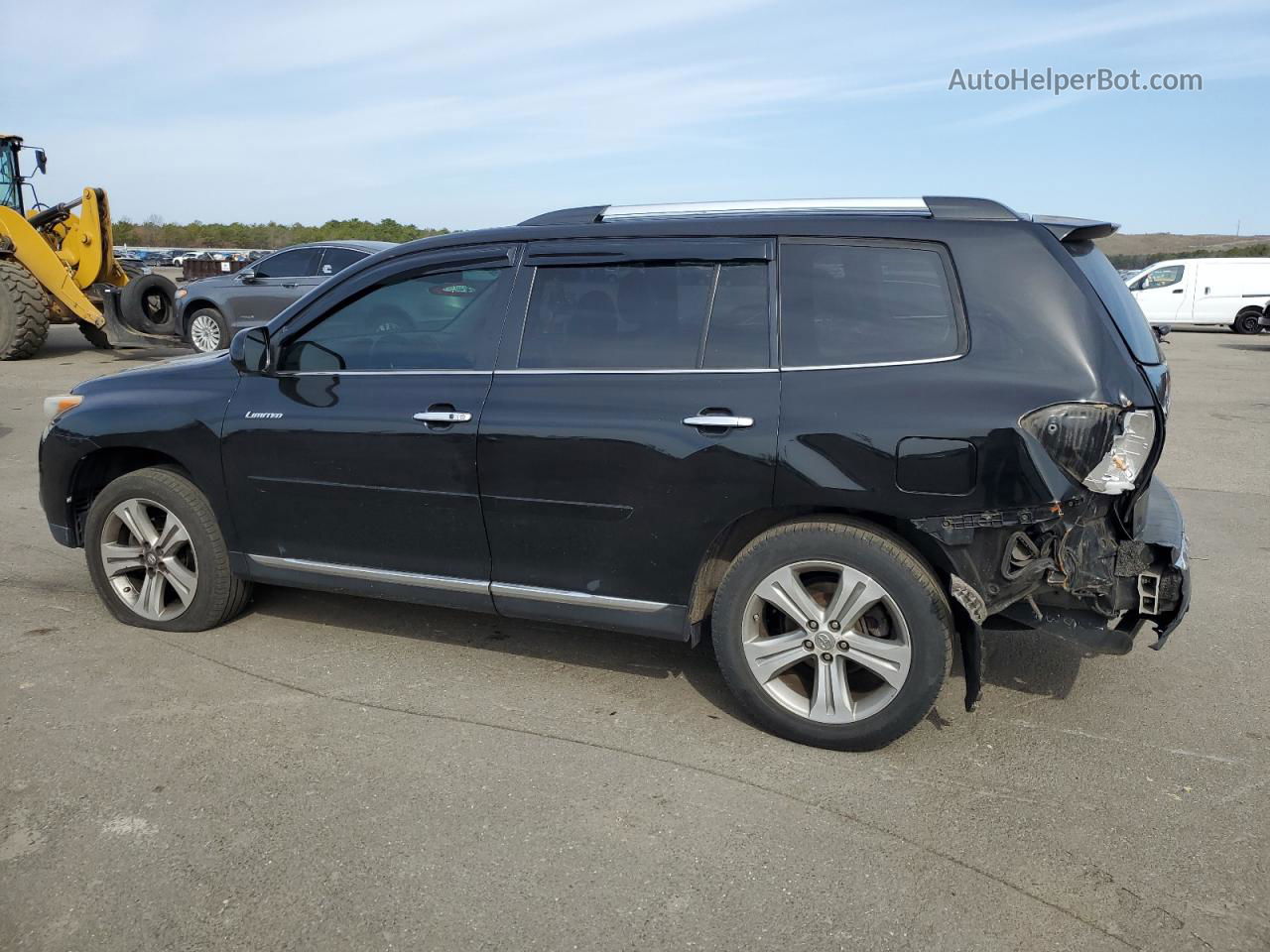 2011 Toyota Highlander Limited Black vin: 5TDDK3EH7BS063091