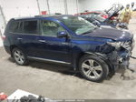 2011 Toyota Highlander Limited V6 Blue vin: 5TDDK3EHXBS049511