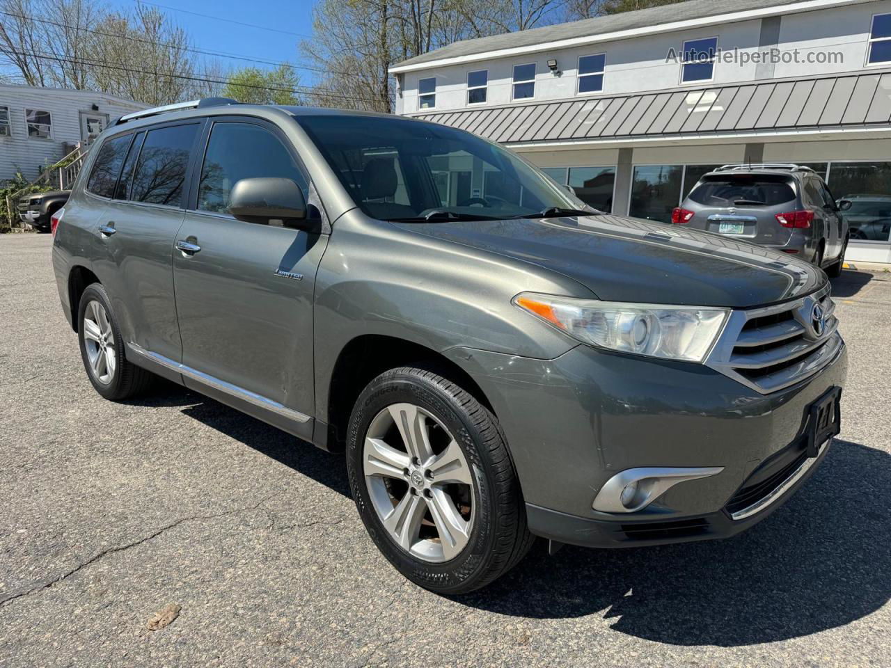 2011 Toyota Highlander Limited Green vin: 5TDDK3EHXBS065837