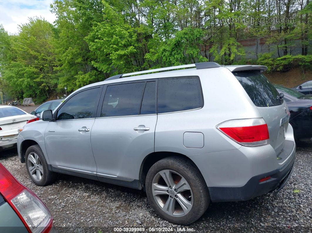 2011 Toyota Highlander Limited V6 Серебряный vin: 5TDDK3EHXBS075509