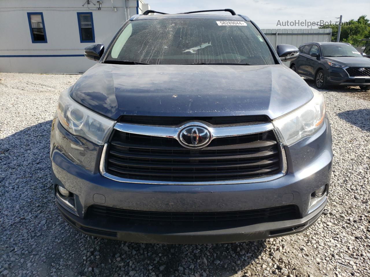 2016 Toyota Highlander Limited Blue vin: 5TDDKRFH0GS268826