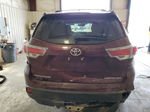 2016 Toyota Highlander Limited Maroon vin: 5TDDKRFH2GS345728