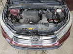 2016 Toyota Highlander Limited Темно-бордовый vin: 5TDDKRFH2GS345728