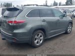 2016 Toyota Highlander Limited Platinum V6 Зеленый vin: 5TDDKRFH4GS320216