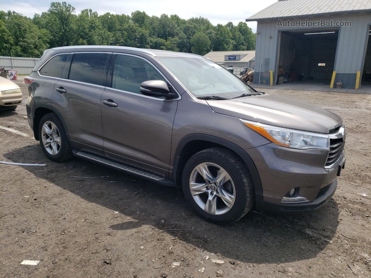 2016 Toyota Highlander Limited Gray vin: 5TDDKRFH5GS251987