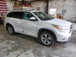 2016 Toyota Highlander Limited Белый vin: 5TDDKRFH6GS276378