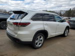 2016 Toyota Highlander Limited White vin: 5TDDKRFH6GS284397