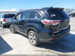 2016 Toyota Highlander Limited V6 Black vin: 5TDDKRFH6GS309475