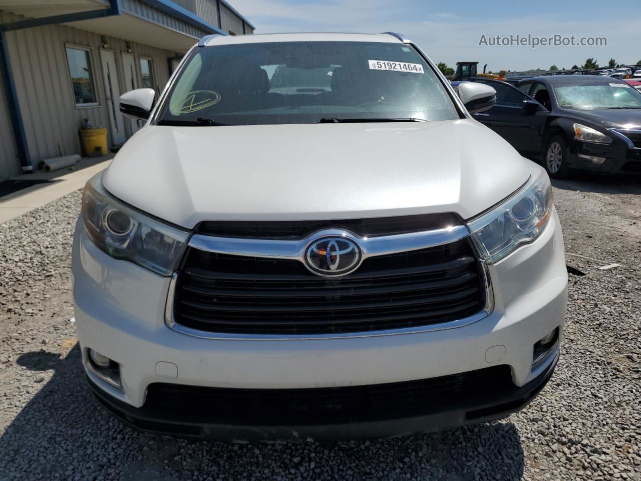 2016 Toyota Highlander Limited White vin: 5TDDKRFH7GS301773