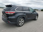 2016 Toyota Highlander Limited Black vin: 5TDDKRFH8GS343434