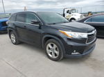 2016 Toyota Highlander Limited Black vin: 5TDDKRFH8GS343434