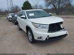 2016 Toyota Highlander Limited V6 White vin: 5TDDKRFH9GS273104