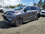 2022 Toyota Sienna Xse Gray vin: 5TDDRKEC0NS078322