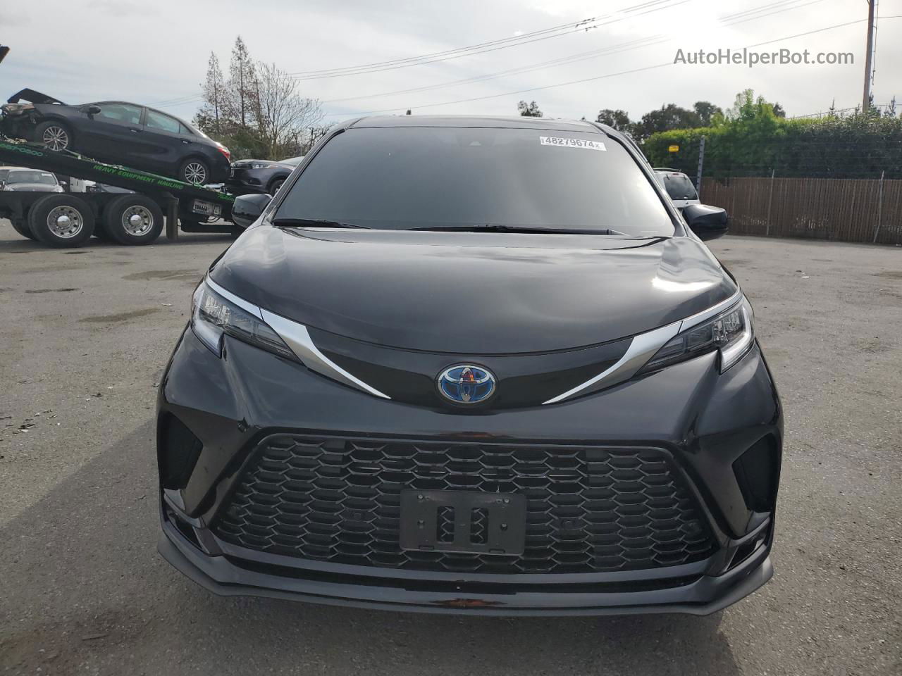 2022 Toyota Sienna Xse Черный vin: 5TDDRKEC8NS103709