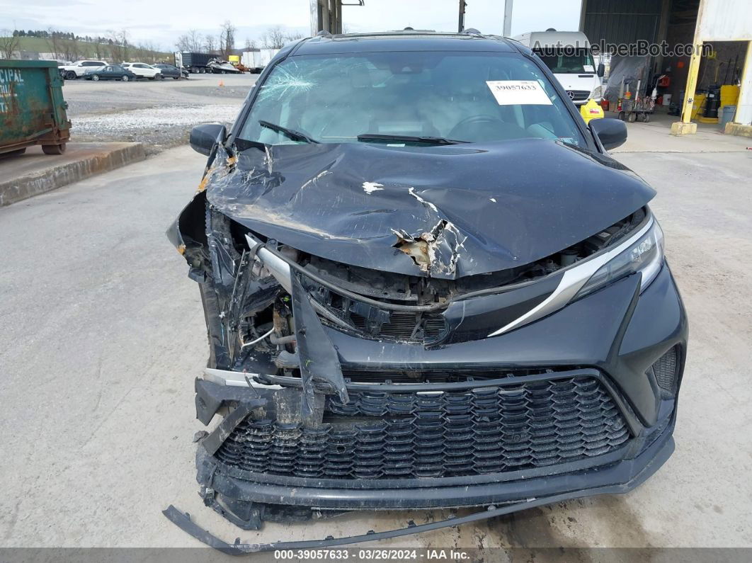 2022 Toyota Sienna Xse Черный vin: 5TDDSKFC6NS045781