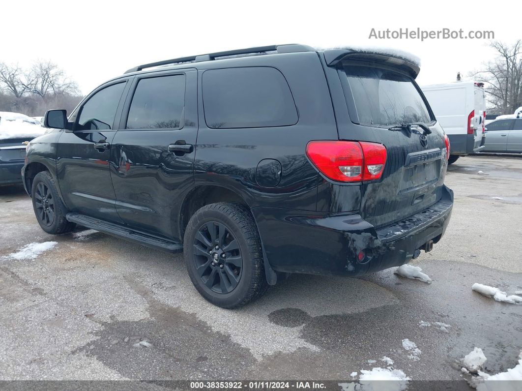 2017 Toyota Sequoia Platinum Черный vin: 5TDDW5G11HS152745