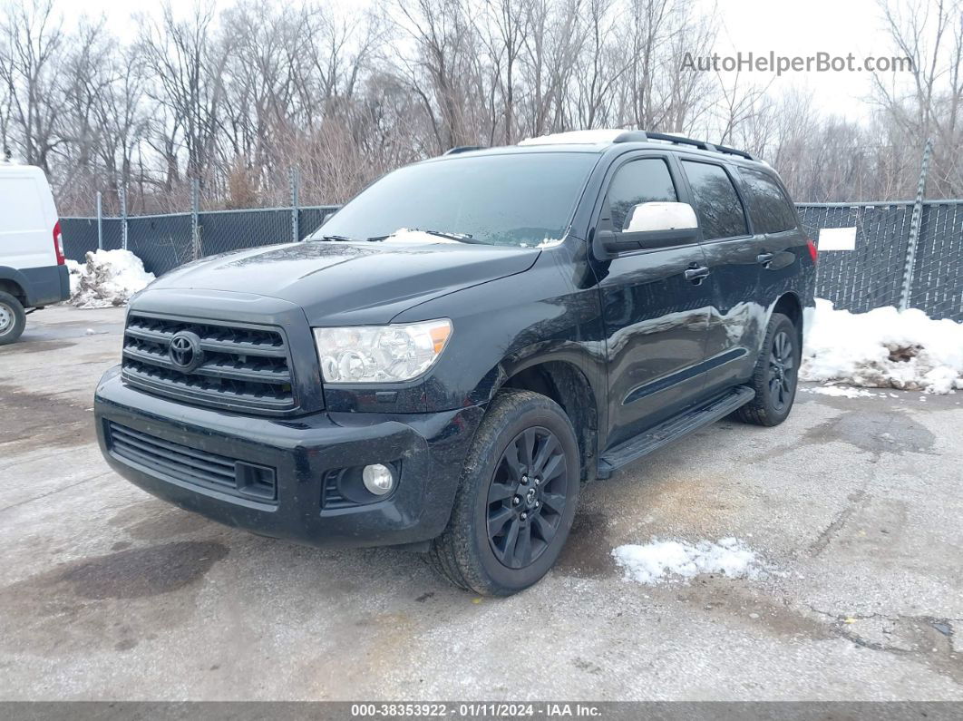 2017 Toyota Sequoia Platinum Черный vin: 5TDDW5G11HS152745