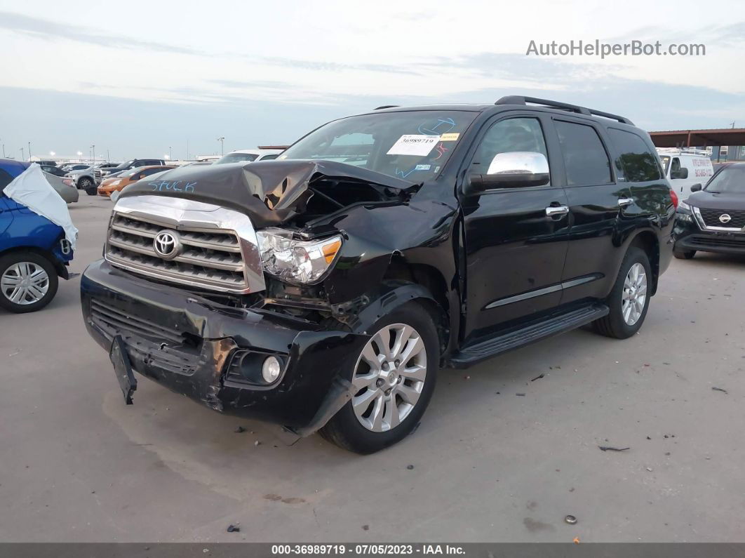 2016 Toyota Sequoia Platinum Black vin: 5TDDW5G16GS128665