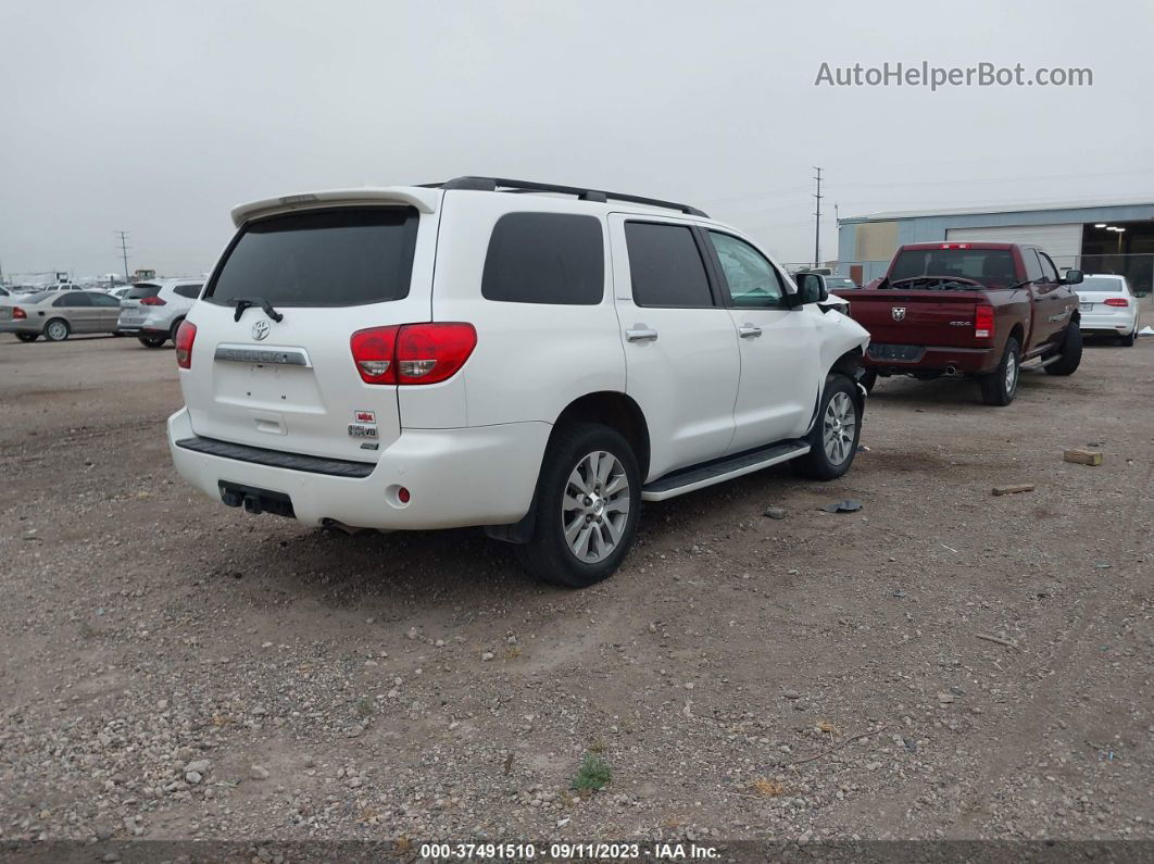 2016 Toyota Sequoia Platinum White vin: 5TDDW5G17GS131154