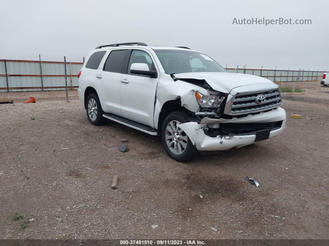 2016 Toyota Sequoia Platinum White vin: 5TDDW5G17GS131154