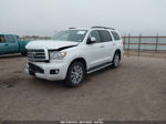 2016 Toyota Sequoia Platinum White vin: 5TDDW5G17GS131154