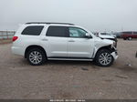 2016 Toyota Sequoia Platinum White vin: 5TDDW5G17GS131154