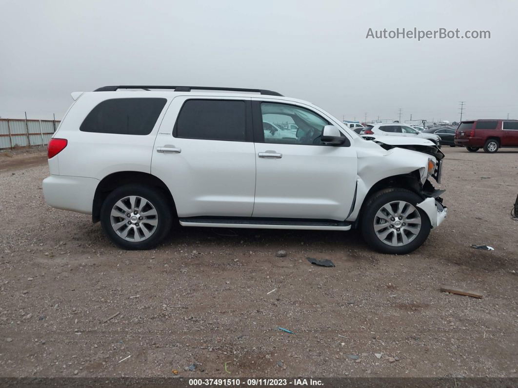 2016 Toyota Sequoia Platinum White vin: 5TDDW5G17GS131154