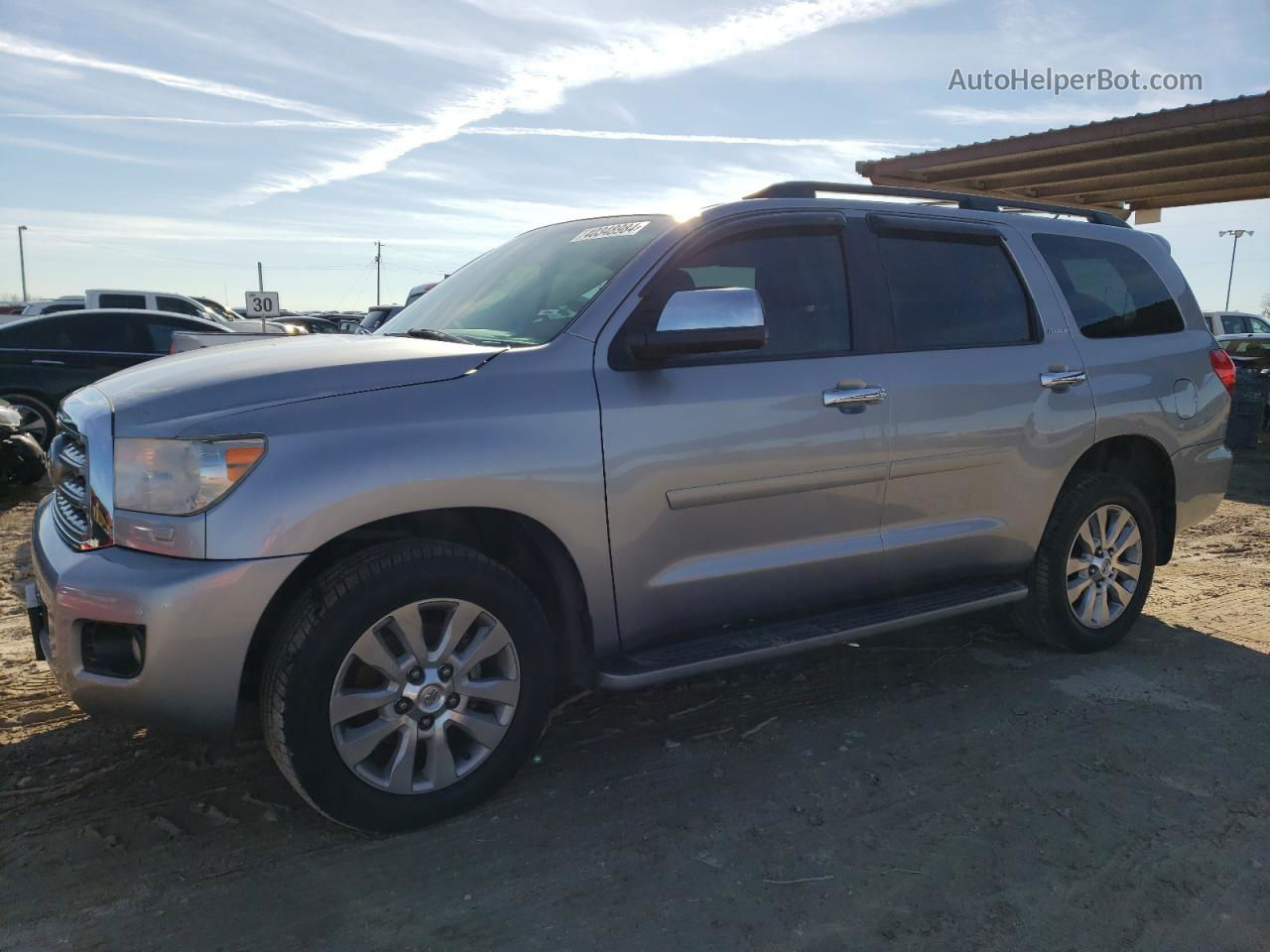 2016 Toyota Sequoia Platinum Silver vin: 5TDDW5G17GS146527