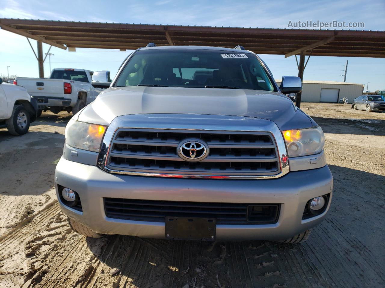 2016 Toyota Sequoia Platinum Silver vin: 5TDDW5G17GS146527