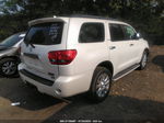 2016 Toyota Sequoia Platinum White vin: 5TDDW5G18GS146021