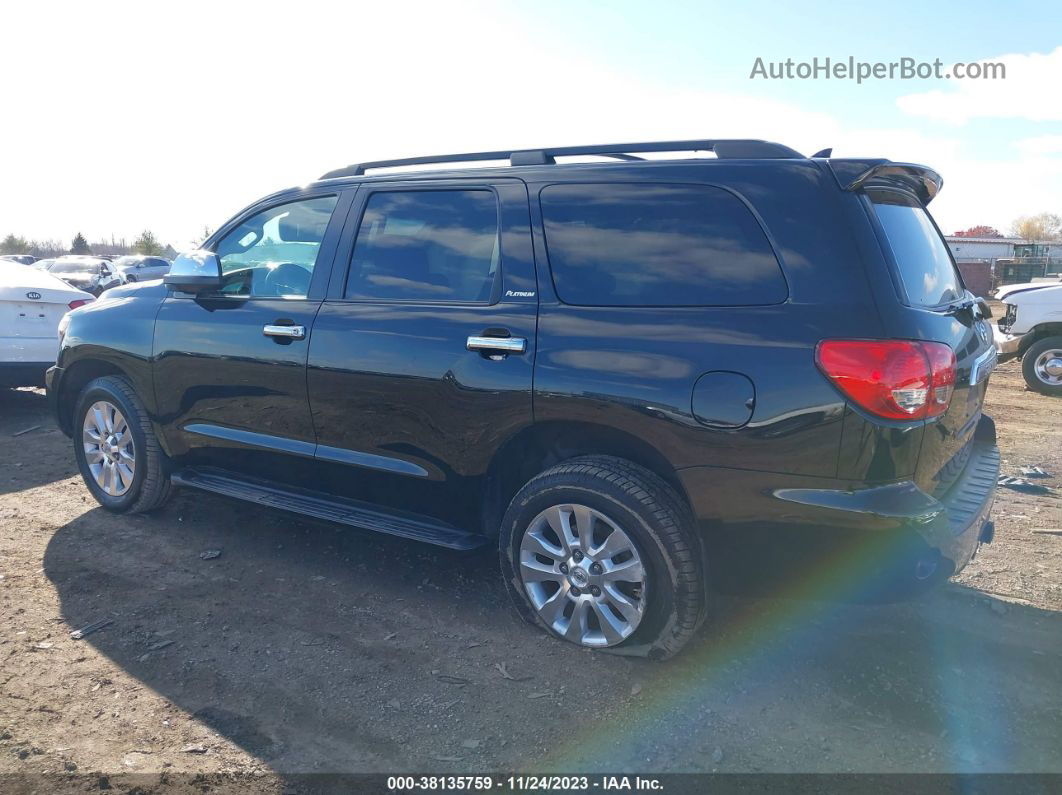 2017 Toyota Sequoia Platinum Черный vin: 5TDDW5G19HS155196