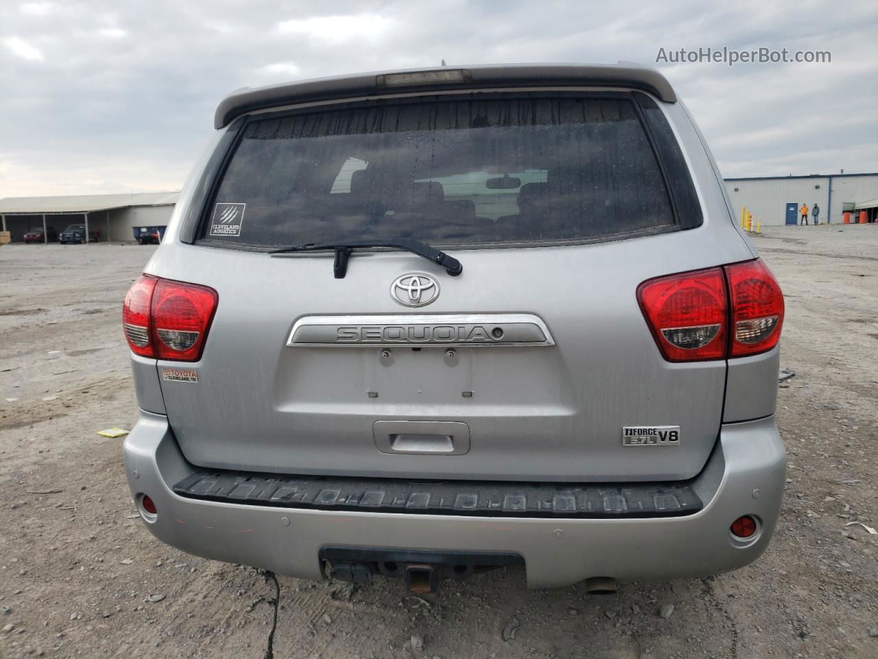 2016 Toyota Sequoia Platinum Silver vin: 5TDDY5G10GS129790