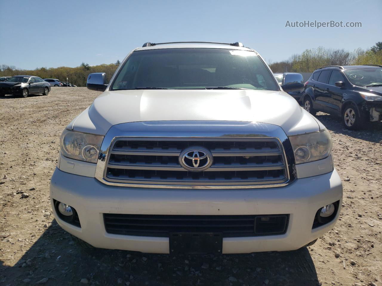 2016 Toyota Sequoia Platinum Белый vin: 5TDDY5G13GS139679