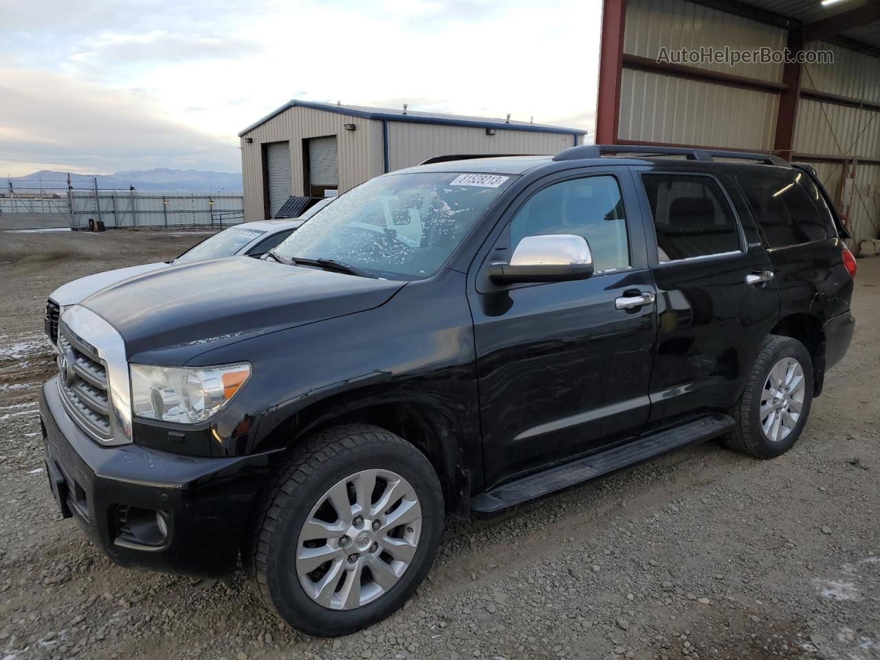 2016 Toyota Sequoia Platinum Черный vin: 5TDDY5G14GS130926