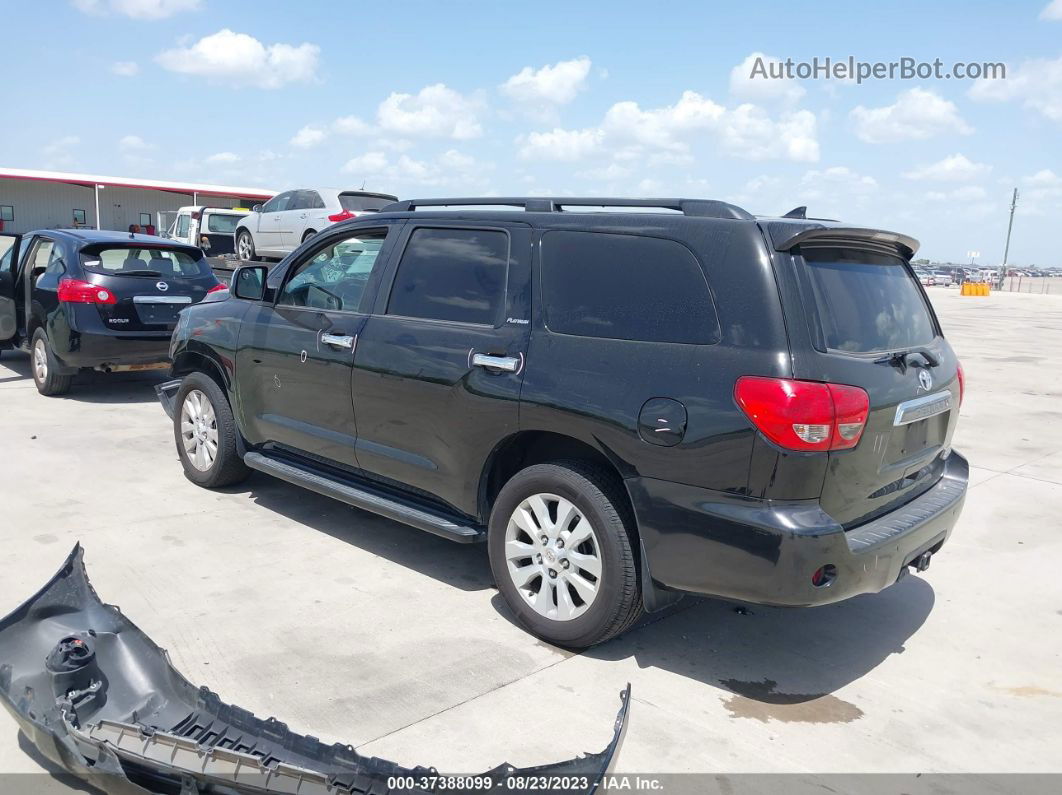 2016 Toyota Sequoia Platinum Черный vin: 5TDDY5G17GS135019