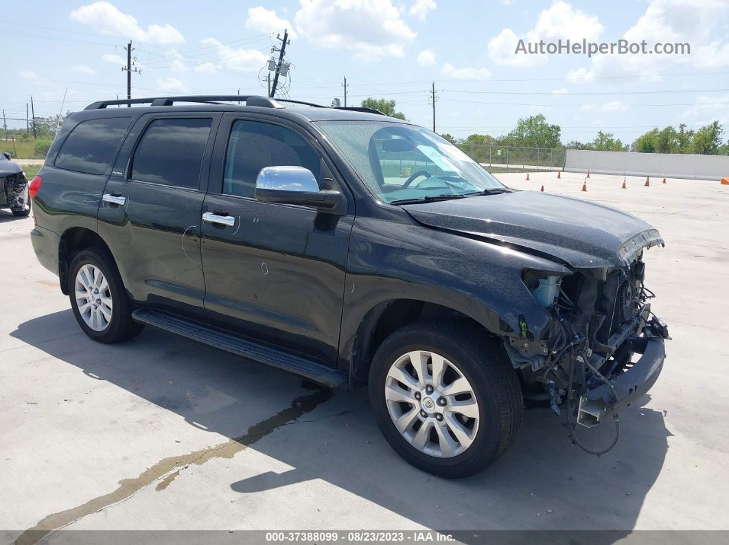 2016 Toyota Sequoia Platinum Черный vin: 5TDDY5G17GS135019