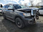 2016 Toyota Sequoia Platinum Серый vin: 5TDDY5G18GS141640