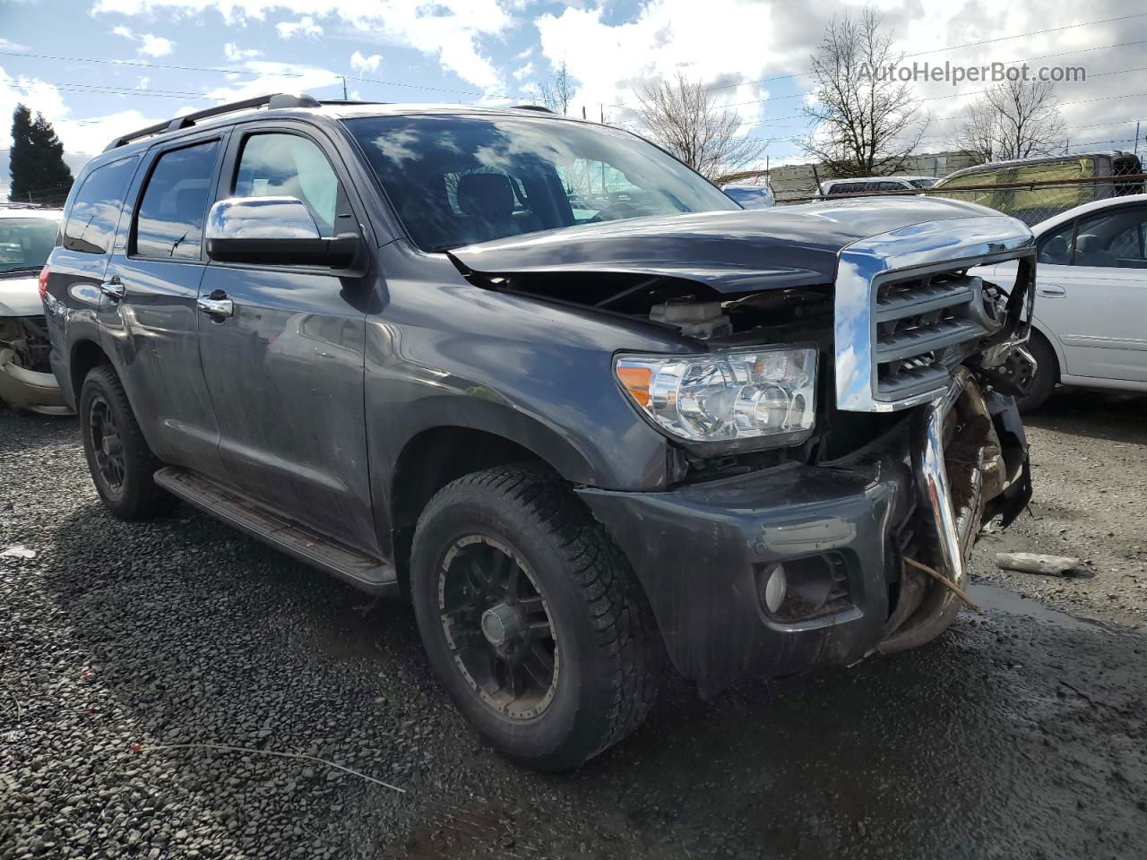 2016 Toyota Sequoia Platinum Gray vin: 5TDDY5G18GS141640