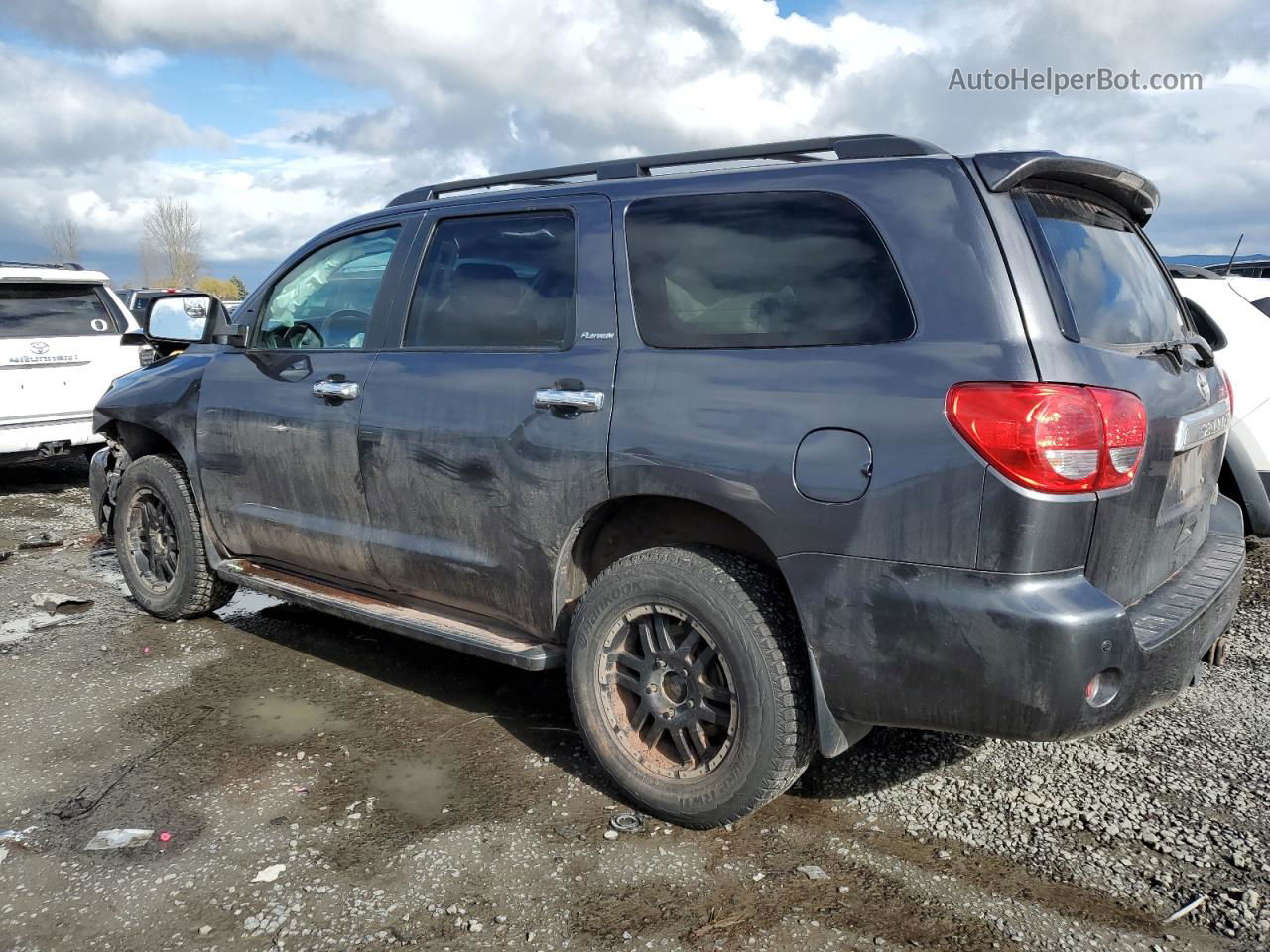 2016 Toyota Sequoia Platinum Gray vin: 5TDDY5G18GS141640