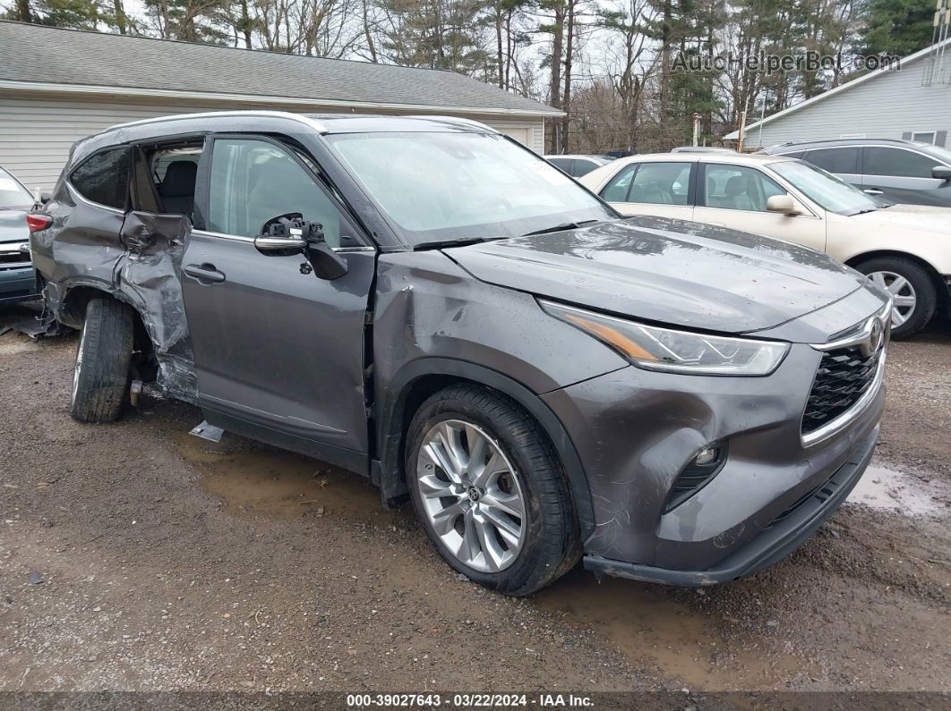 2021 Toyota Highlander Limited Gray vin: 5TDDZRBH6MS539093