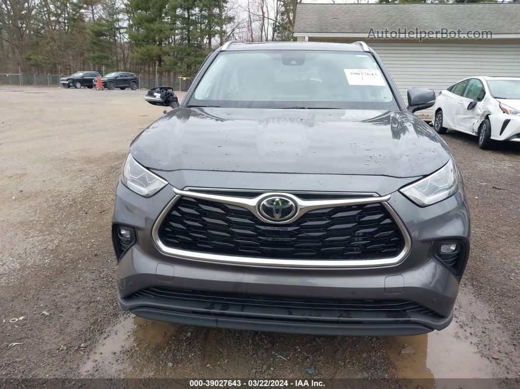 2021 Toyota Highlander Limited Gray vin: 5TDDZRBH6MS539093