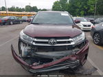 2019 Toyota Highlander Limited Maroon vin: 5TDDZRFH0KS704000