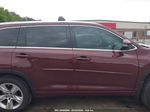 2019 Toyota Highlander Limited Maroon vin: 5TDDZRFH0KS704000