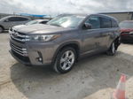 2019 Toyota Highlander Limited Gray vin: 5TDDZRFH2KS926229