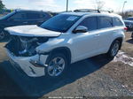 2019 Toyota Highlander Limited White vin: 5TDDZRFH2KS955973