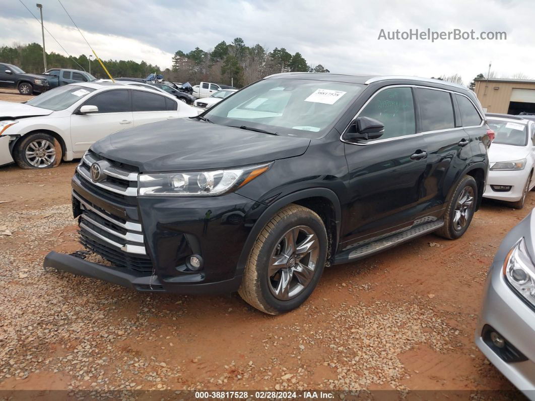 2019 Toyota Highlander Limited Platinum Black vin: 5TDDZRFH3KS727853